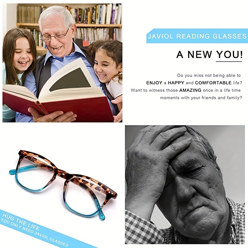 SPRING HINGE VINTAGE ULTRA-CLEAR VISION PRESBYOPIA GLASSES FOR WOMEN MEN