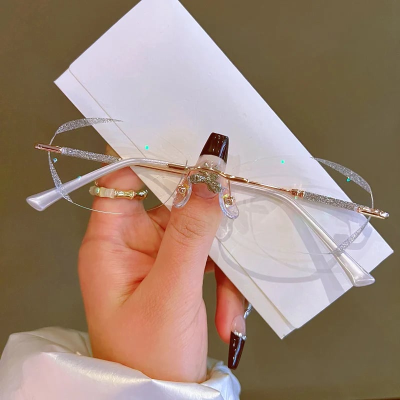 WOMEN'S DIAMOND RIMLESS ANTI-BLUE LIGHT PRESBYOPIA GLASSES⭐