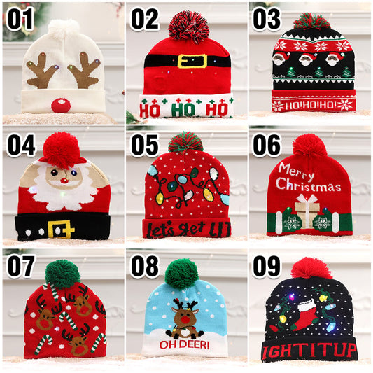 🔥- Christmas LED Light Knitted Beanies